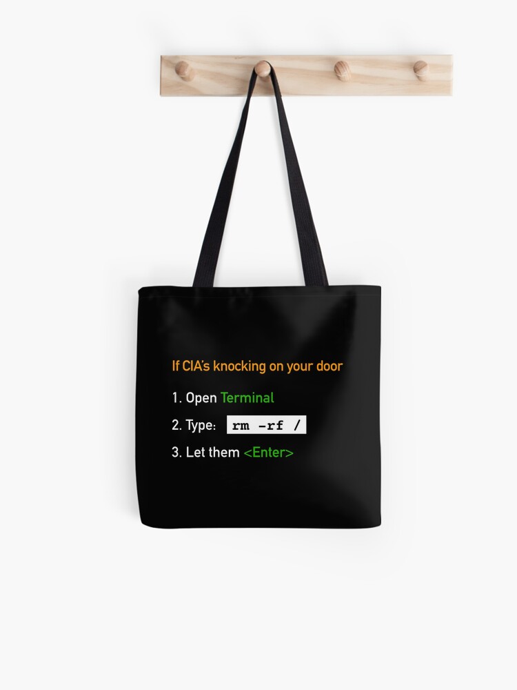 Useful Guide - If CIA's Knocking On Your Door Cotton Tote Bag product image